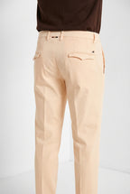 Torino 1 Pinces Flex Hose Chino Herren aus Super Stretch Gabardine slim fit