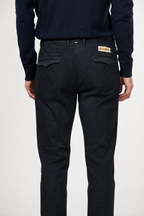 Torino 1 Pinces Flex Chinohose für Herren aus Baumwoll- und Cashmere-Twill mit slim fit
