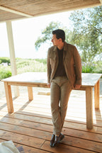 Torino City pantalone chino uomo stampa galles slim fit