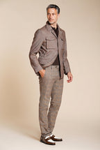 Torino City pantalone chino uomo stampa galles slim fit