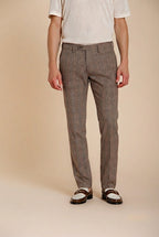 Torino City pantalone chino uomo stampa galles slim fit