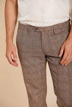 Torino City pantalone chino uomo stampa galles slim fit