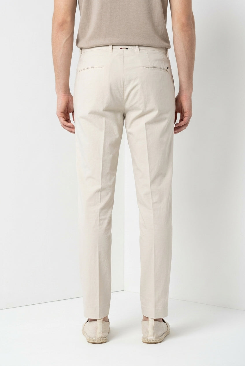 Boston pantalone chino uomo in cavallery stretch relaxed fit