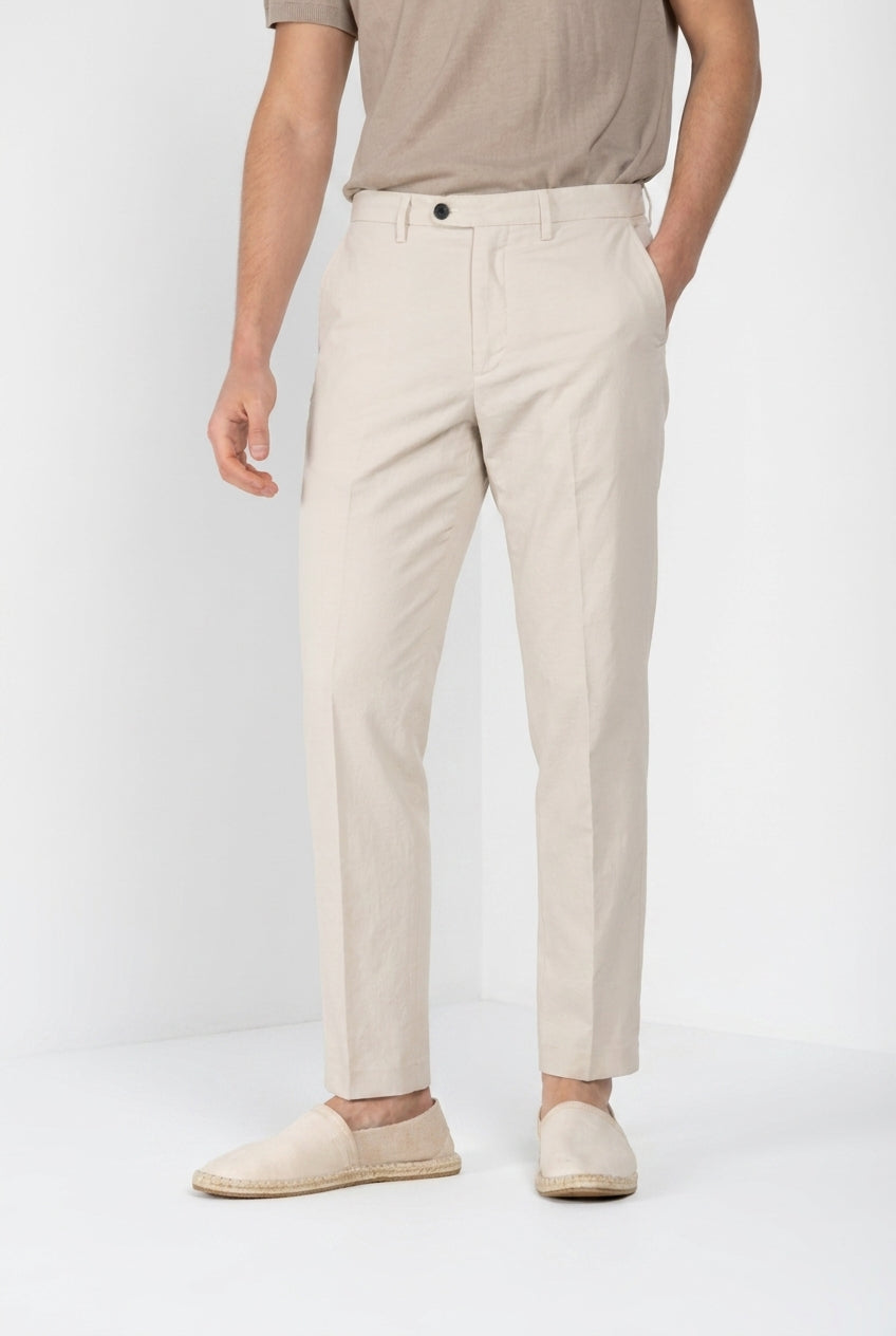 Boston pantalone chino uomo in cavallery stretch relaxed fit