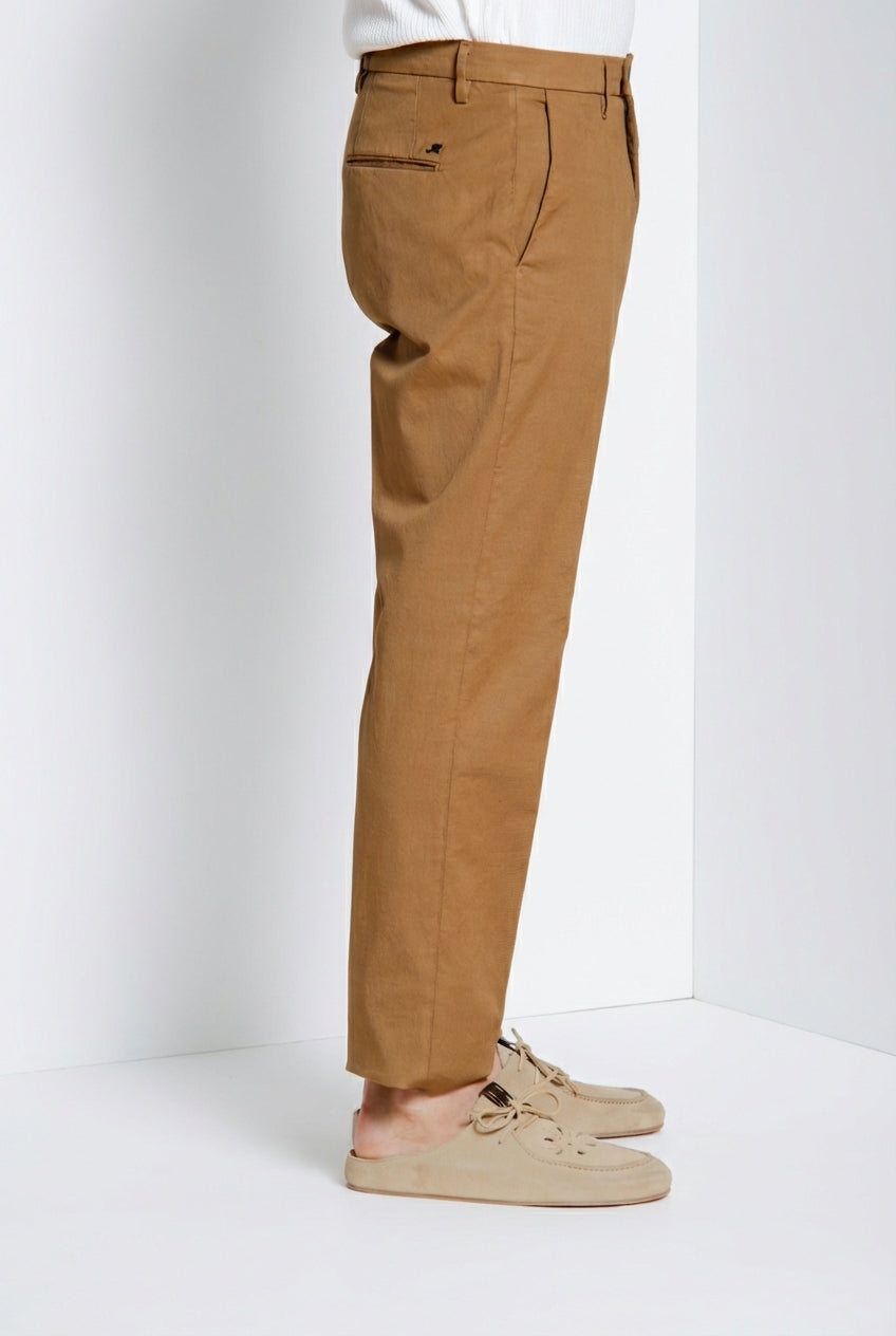 Boston pantalone chino uomo in cavallery stretch relaxed fit