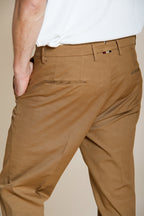 Boston pantalone chino uomo in cavallery stretch relaxed fit