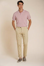 Boston pantalone chino uomo in twill leggero stretch relaxed fit