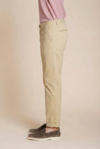 Boston pantalone chino uomo in twill leggero stretch relaxed fit