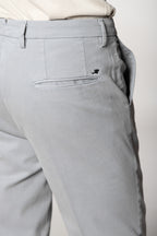 Boston pantalone chino uomo in cotone trama diagonale relaxed fit