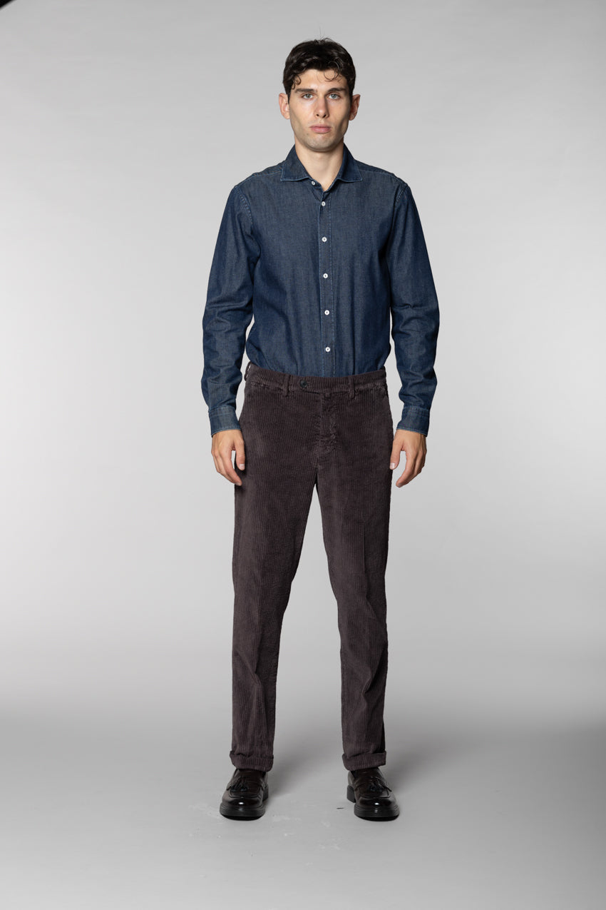 Boston Herren-Chinohose aus Cord-Feincord relaxed fit