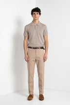 Dettaglio tasca pantalone chino uomo Boston Mason's beige medio in twill SS26