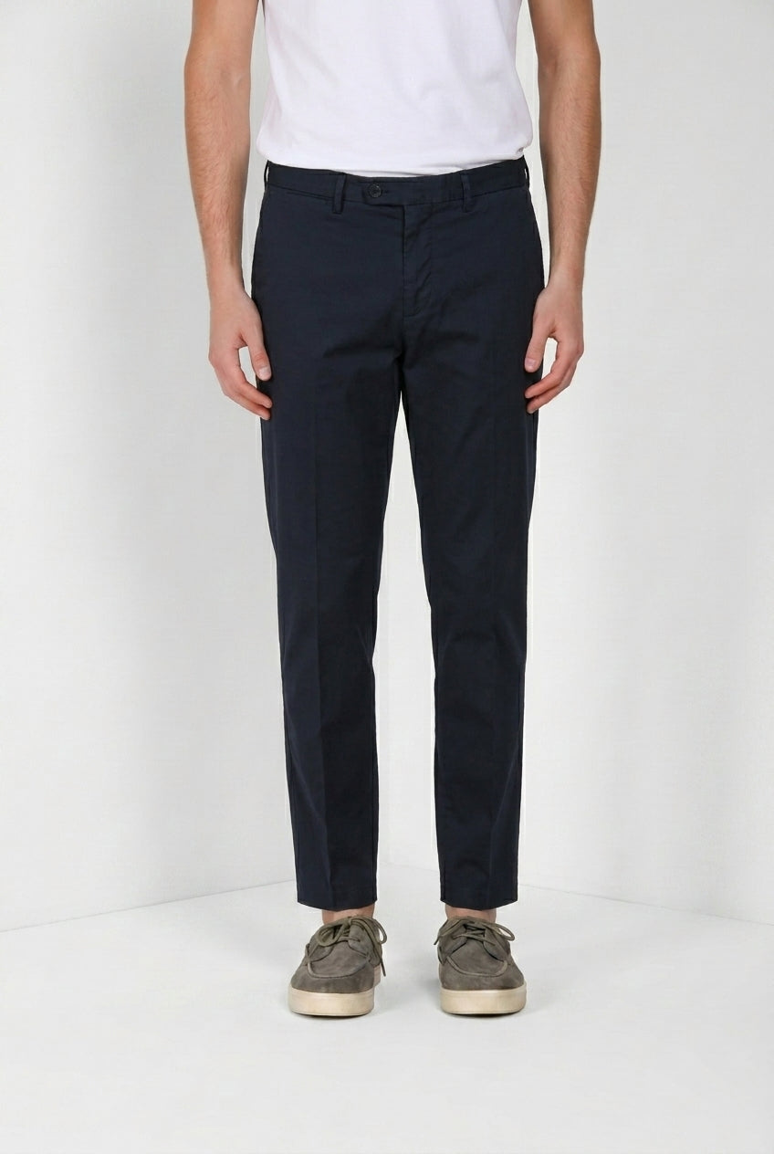 Boston Hose Chino Herren aus leichtem Stretch-Twill relaxed fit