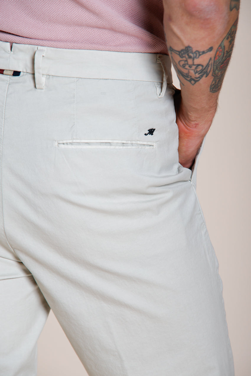 Boston pantalone chino uomo in twill leggero stretch relaxed fit