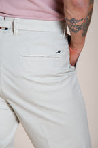 Boston pantalone chino uomo in twill leggero stretch relaxed fit