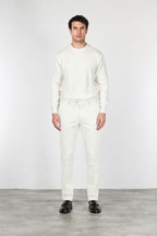 Madison pantalone chino uomo in bull stretch carrot fit