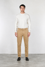 Madison pantalone chino uomo in bull stretch carrot fit