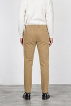 Madison pantalone chino uomo in bull stretch carrot fit