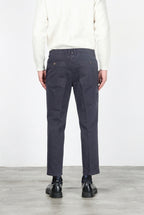 Garden pantalone chino uomo in bull stretch carrot fit