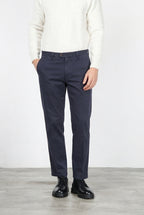 Garden pantalone chino uomo in bull stretch carrot fit
