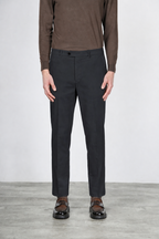 Paris pantalone chino uomo in tricotina stretch carrot fit