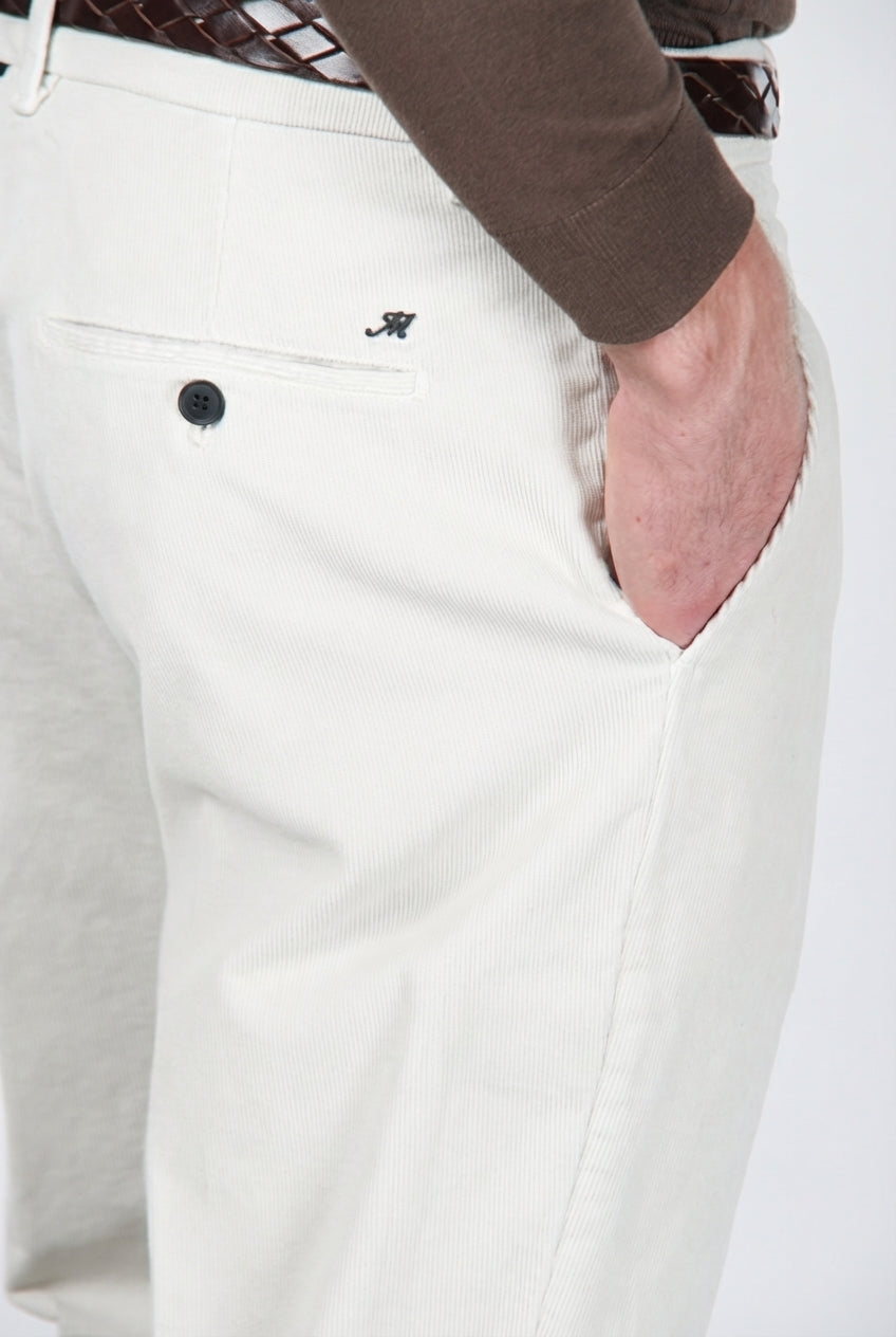 Paris Herren Chinohose aus Cord 1000 Rippen Stretch Carrot Fit ①