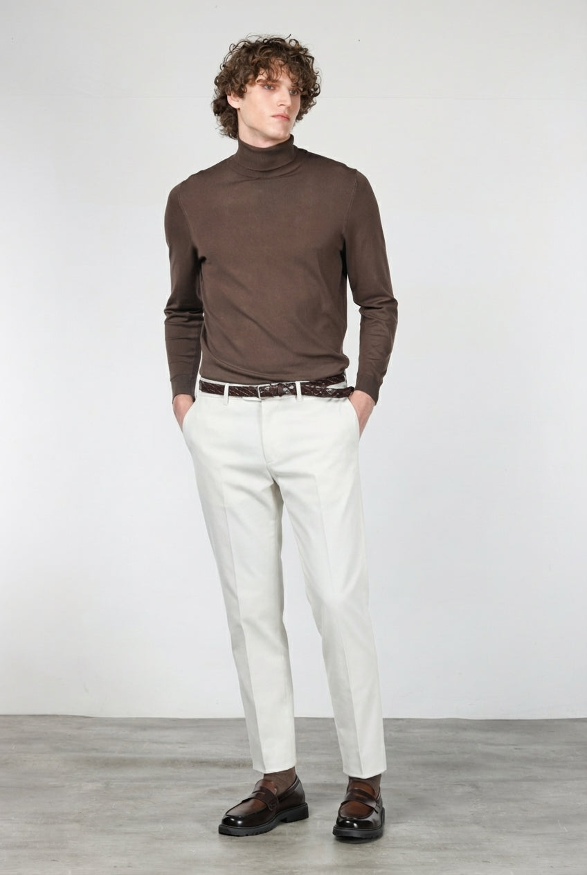 Paris Herren Chinohose aus Cord 1000 Rippen Stretch Carrot Fit ①