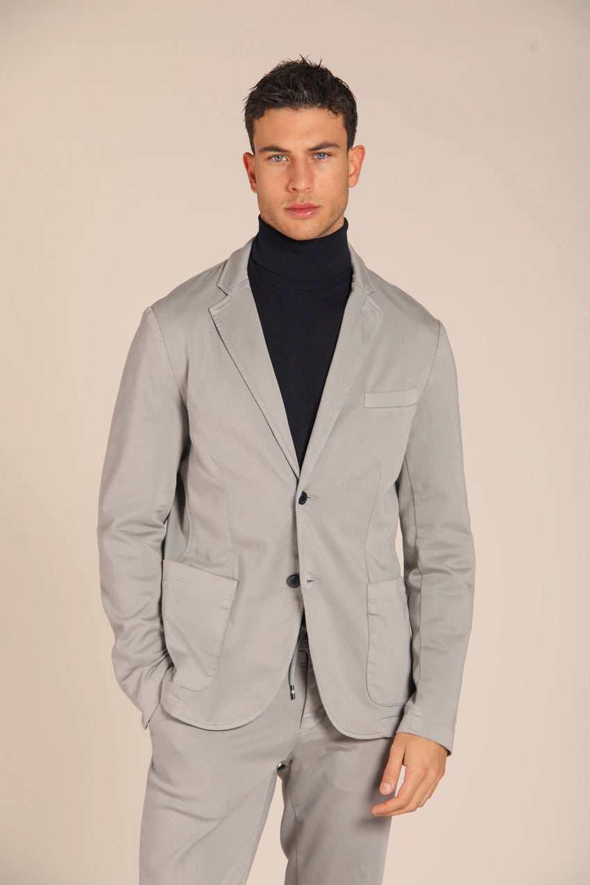 immagine 1 di blazer uomo modello Da Vinci Travel di colore grigio, fit regular di Mason's