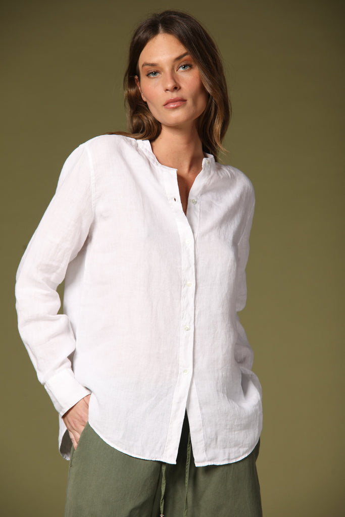 Bild 1 von Damenhemd Modell Delhi in Weiß von Mason's
