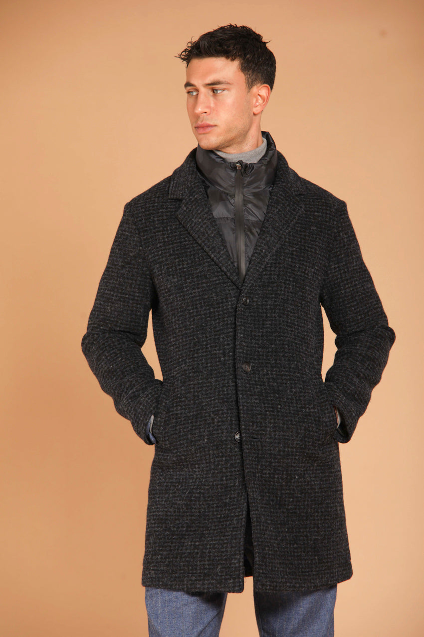 immagine 1 di cappotto modello Los Angeles di colore blu scuro, fit regular di Mason's