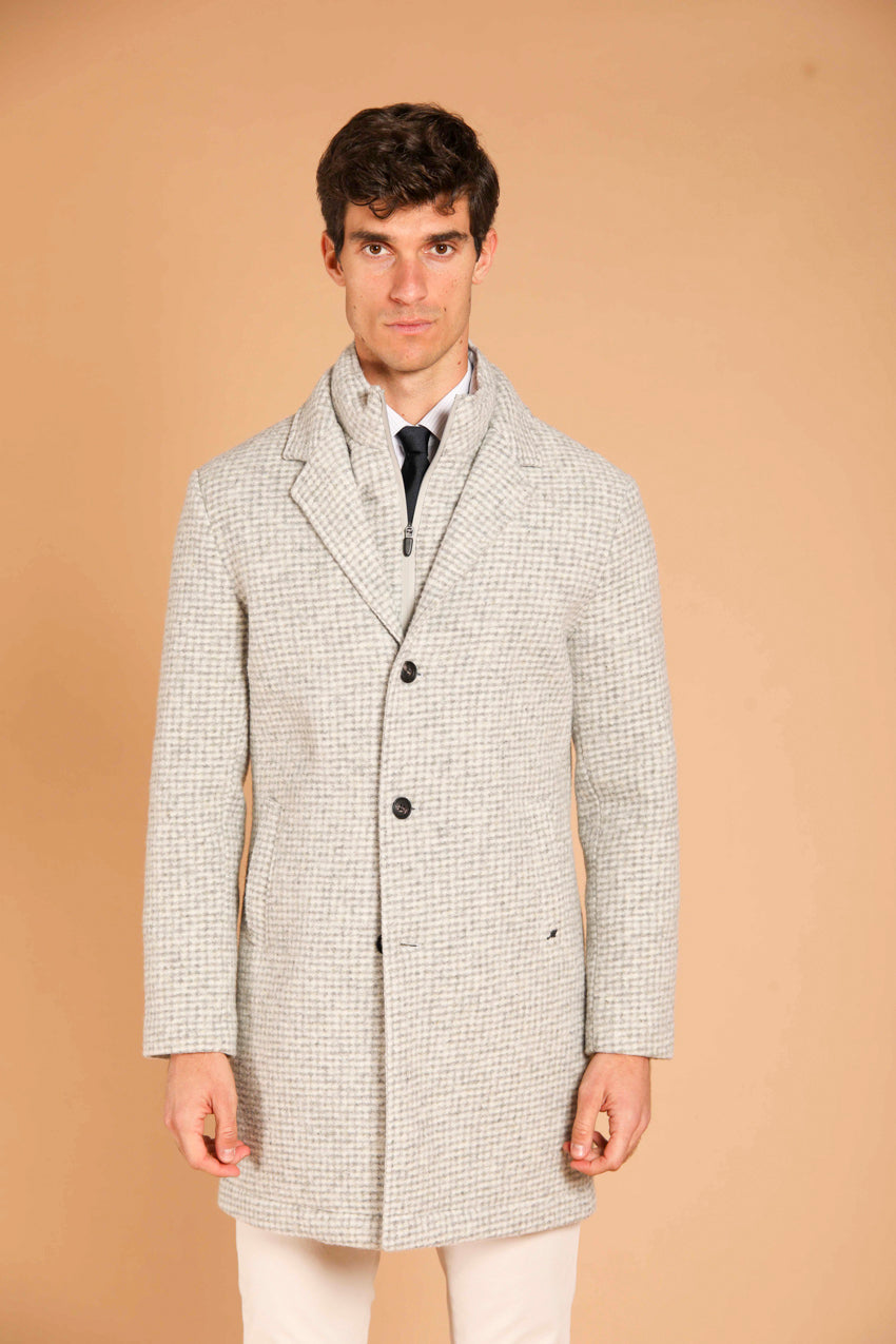 immagine 1 di cappotto uomo modello Los Angeles in grigio medio, fit regular di Mason's