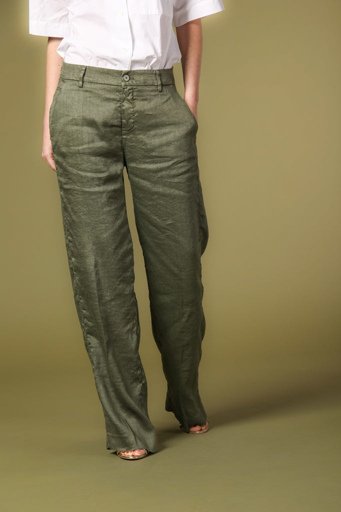 Bild 1 von Damen-Chinohose, Modell New York Straight, in Grün von Mason's