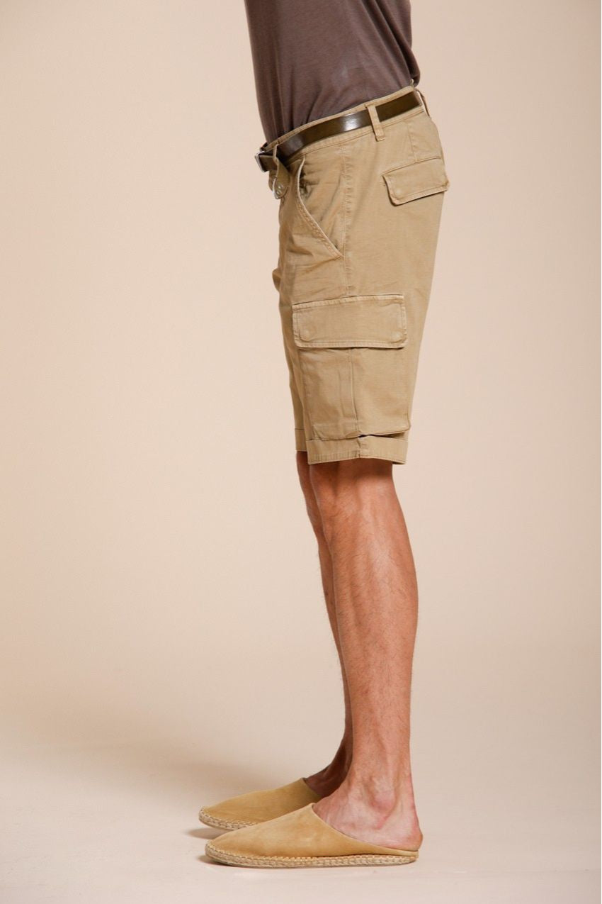 Chile Herren Cargo Bermuda aus Stretch-Satin slim fit ①