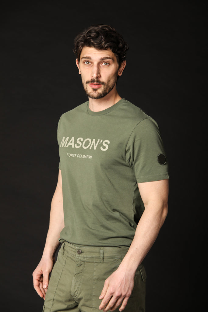 Bild 1 des Herren-T-Shirts, Modell Tom MM in Grün, Regular-Fit von Mason's