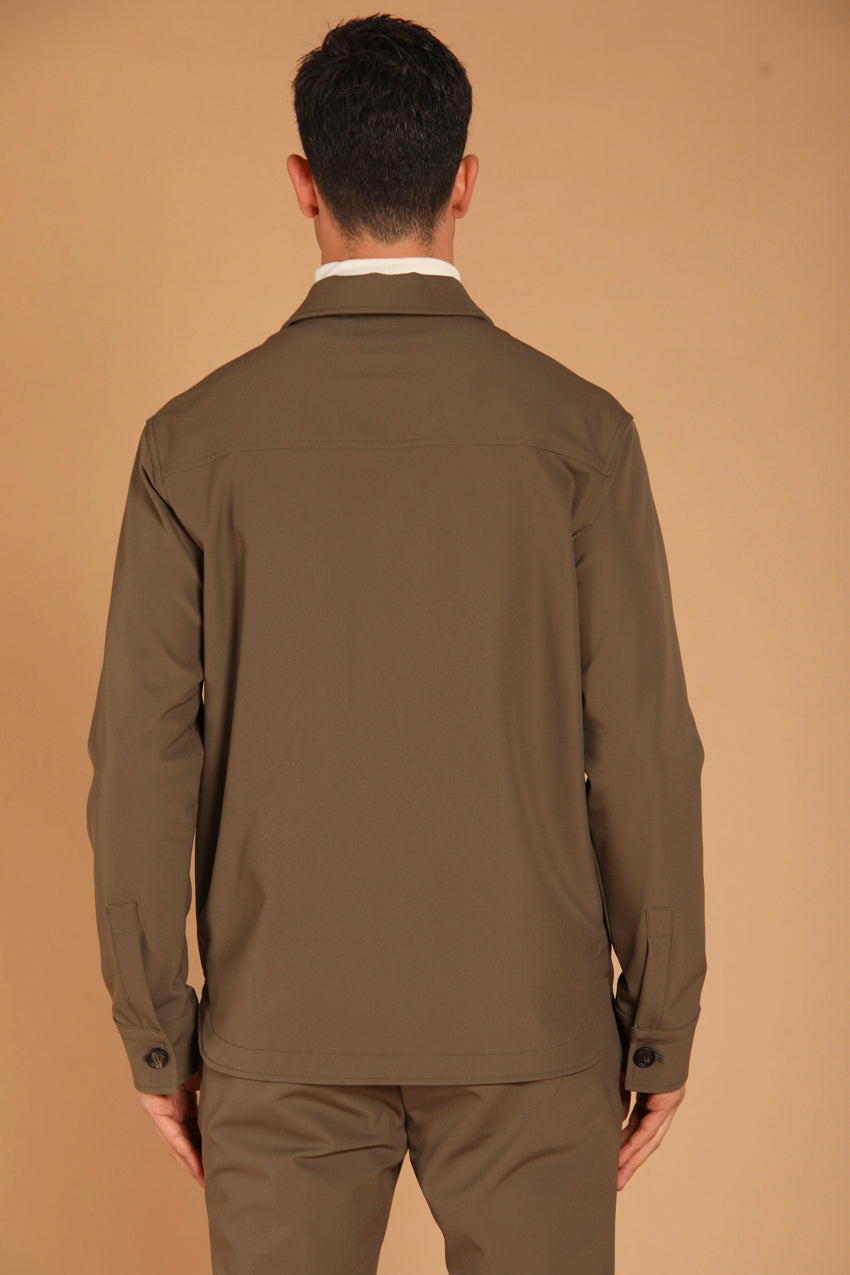 immagine 4 di overshirt uomo, modello Williams, di colore beige, fit slim di Mason's