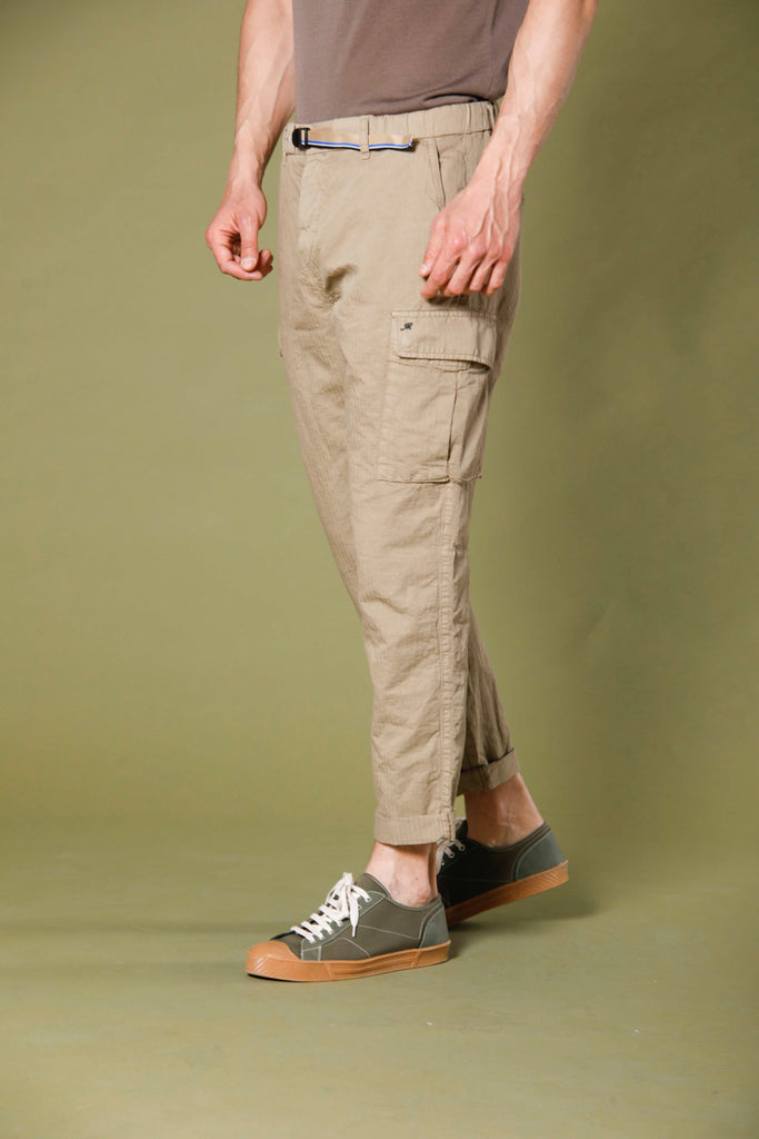 Bild 1 von Herren Cargo-Hose aus Hanf Modell Chile buckle khaki regular fit von Mason's 