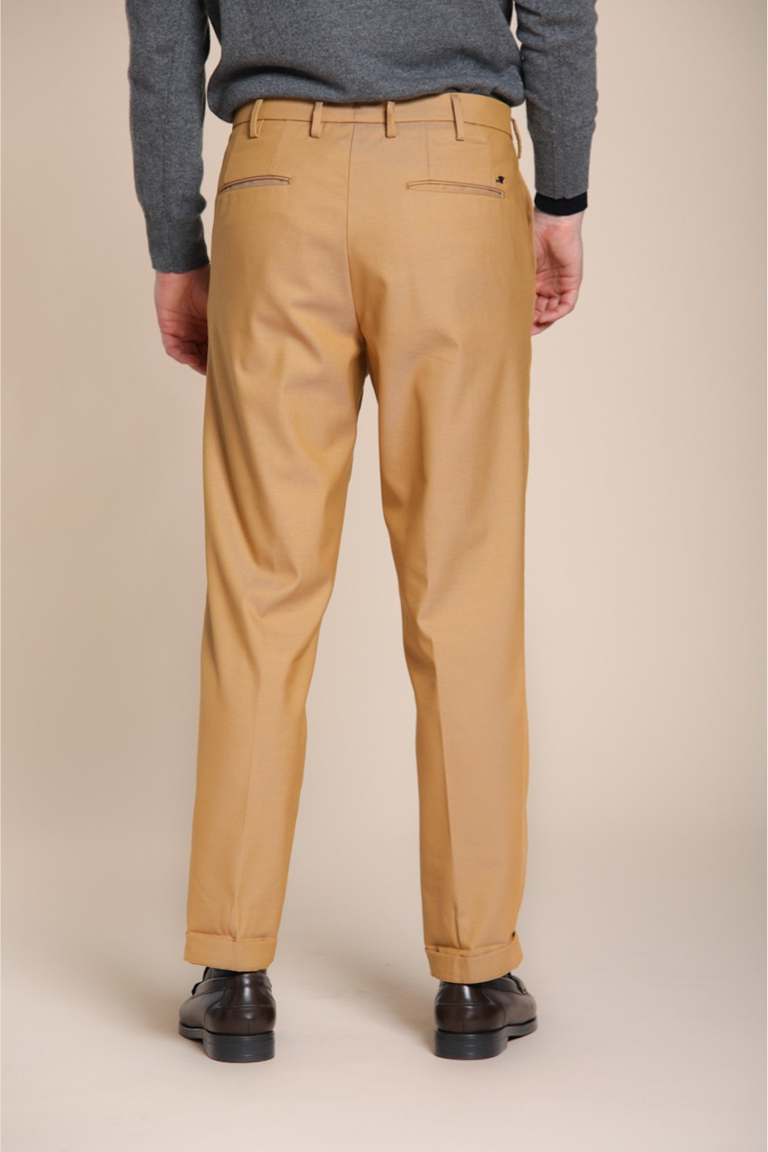 Boston Herren-Chinohose aus Baumwolle-Wolle relaxed fit