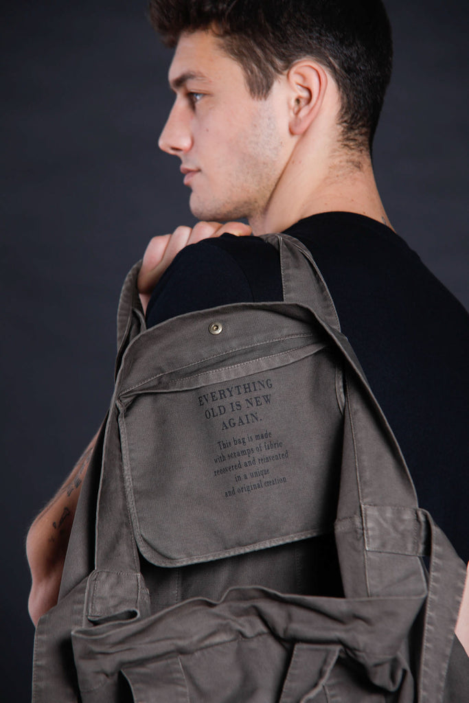 Bag Travel unisex aus Baumwolle mit Logo Druck und Schulterriemen