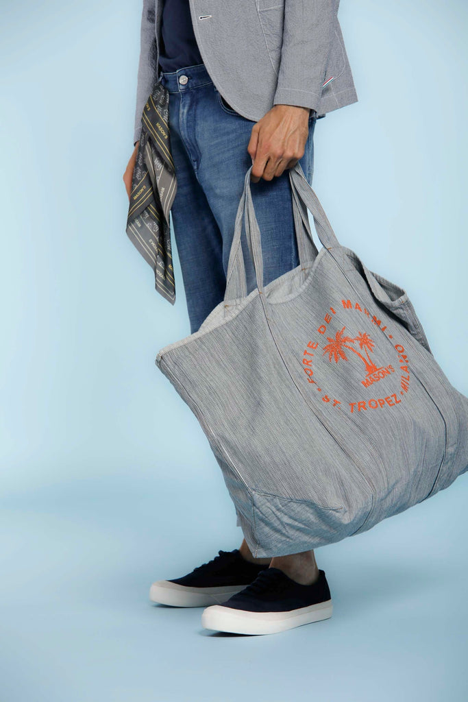 Mason's Bag Unisex aus Baumwolle mit Schriftzug ①