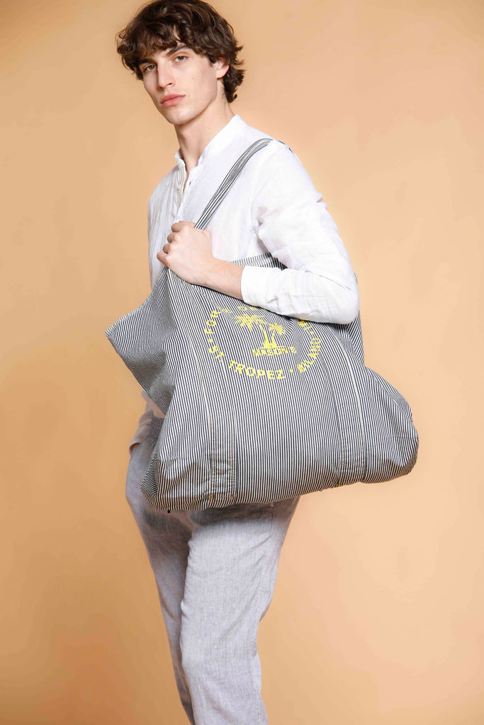 Mason's Bag aus Baumwolle mit Schriftzug ①