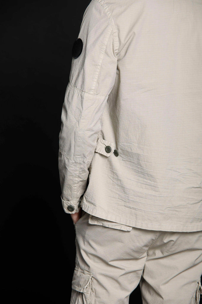 Flyshirt Herren-Hemdjacke Logo-Edition aus elastischem Ripstop