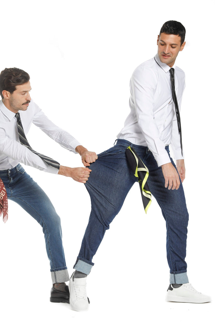 Harris 5-Pocket Action-Stretch-Hose für Herren aus Stretch-Denim in Slim Fit
