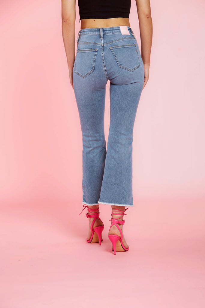Olivia 5-Pocket-Jeanshose für Damen mit slim Trompetenboden