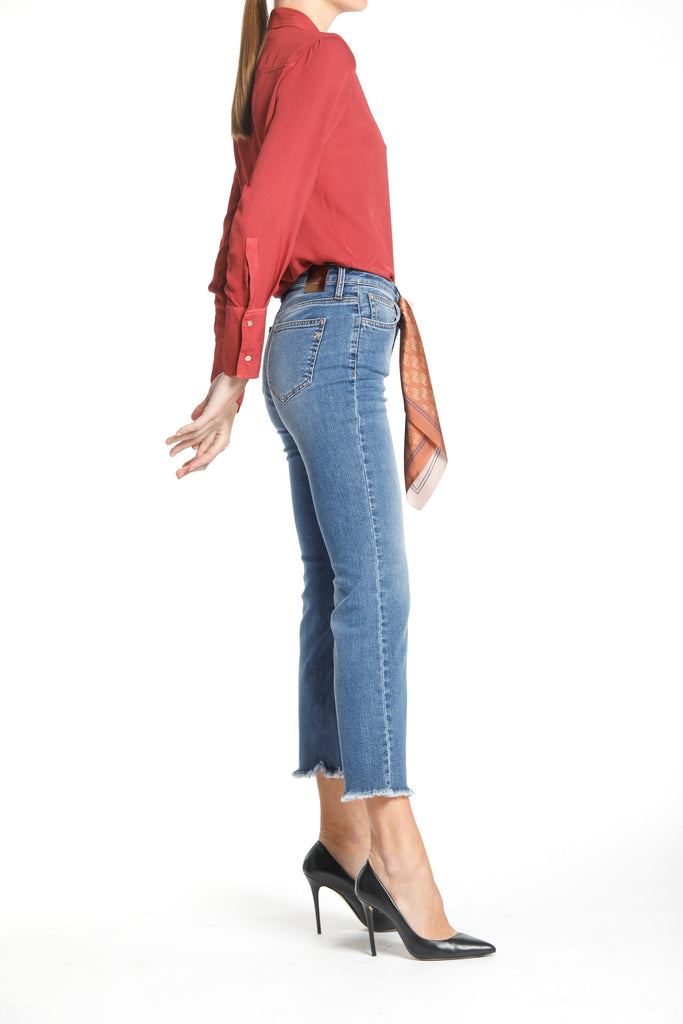 Bild 3 von Damen Hose 5 Taschen Denim Marineblau Modell Olivia von Mason’s