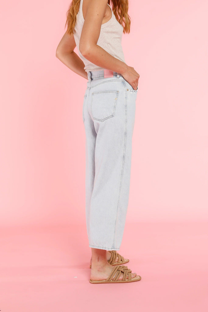 Samantha 5-Pocket-Jeanshose für Damen mit entspanntem cropped
