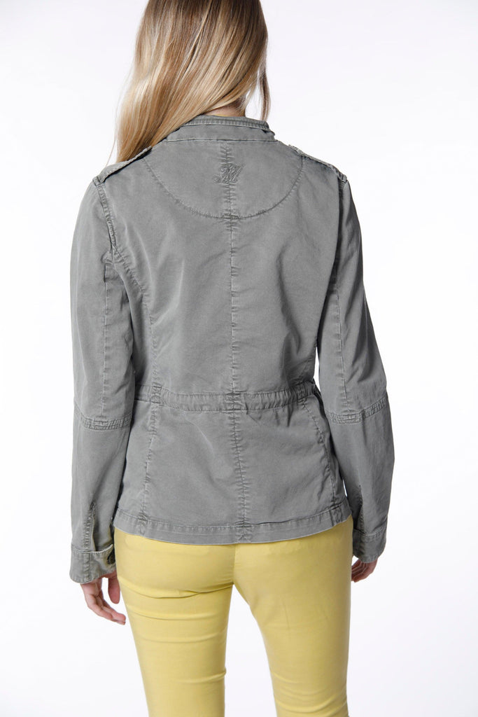 Eva field jacket für Damen aus Baumwolle mit Icon-Waschung, Kordelzug und Aufnäher
