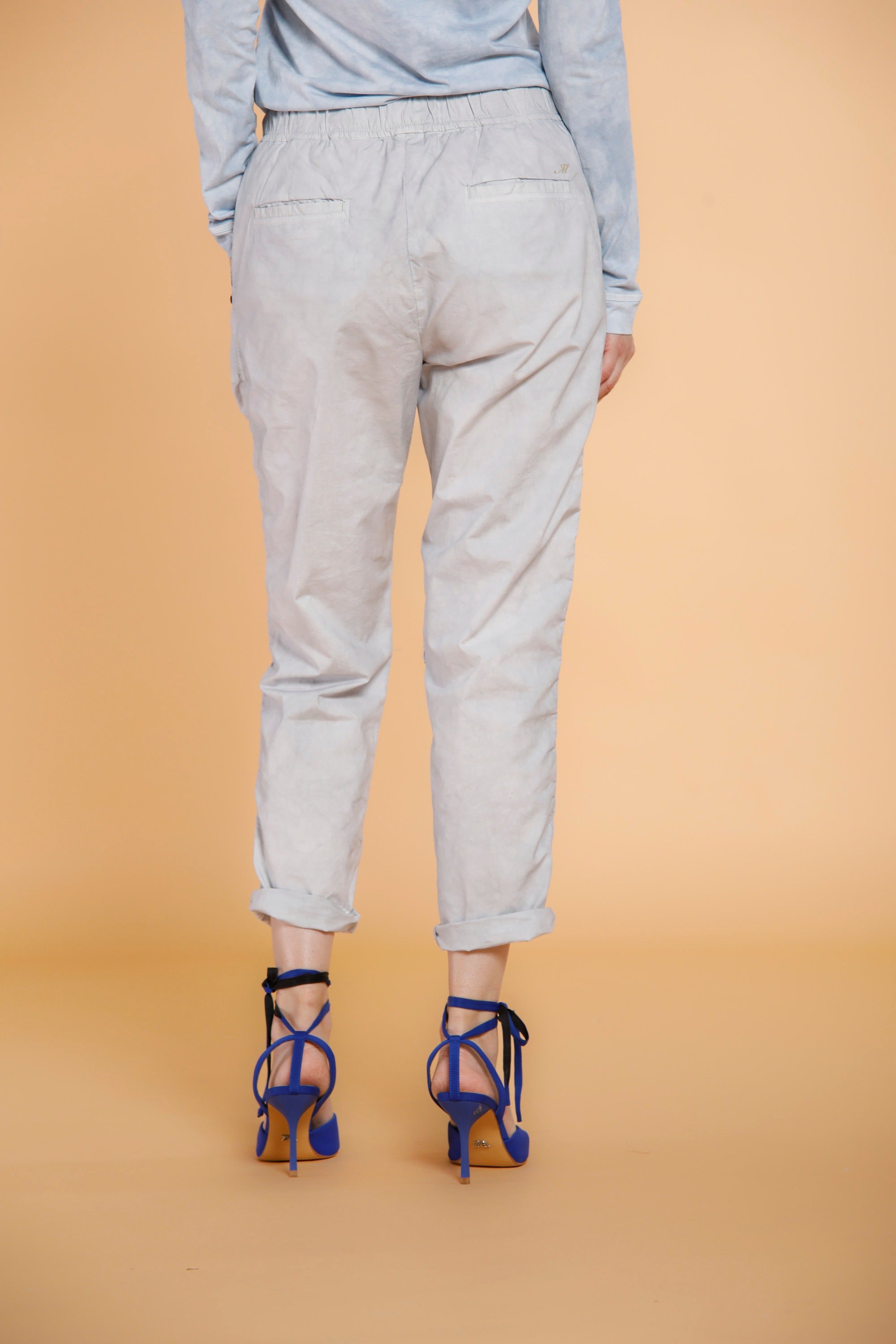 Fatigue Jogger pantalone chino donna in tela paracadute icon washes relaxed