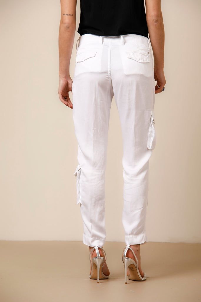 Asia Snake Cargo-Hose aus Tencel mit Druckknöpfen