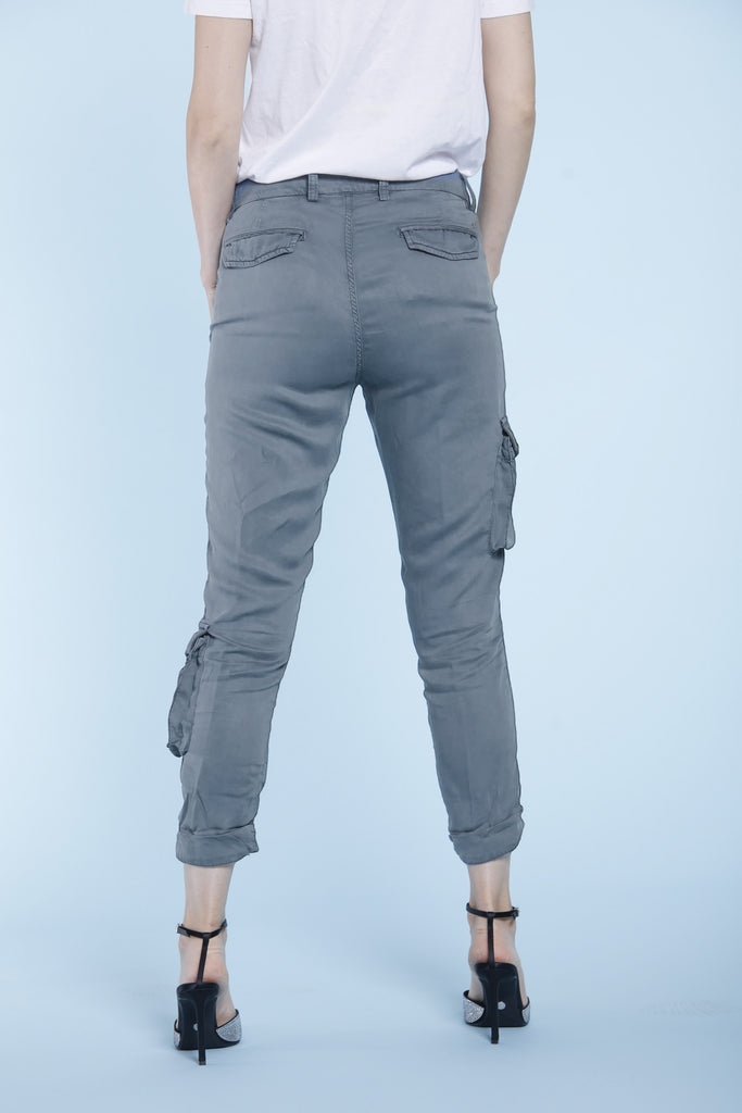 Asia Snake Cargo-Hose aus Tencel mit Druckknöpfen