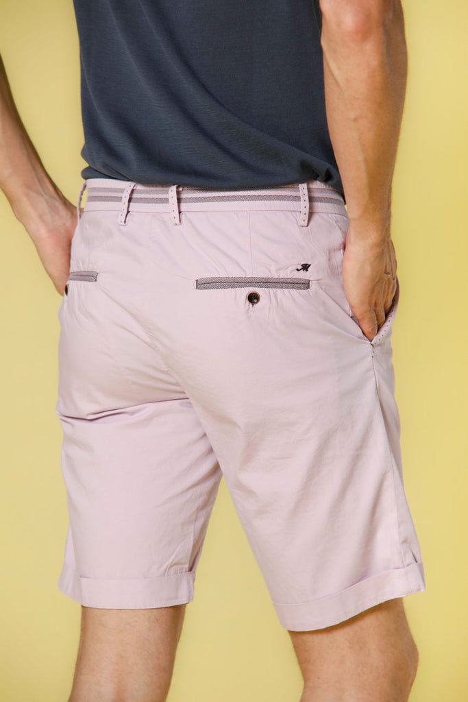 Bild 4 von Mason's wisteria slim fit stretch gabardine herren chino bermuda shorts mit bändern torino tapes