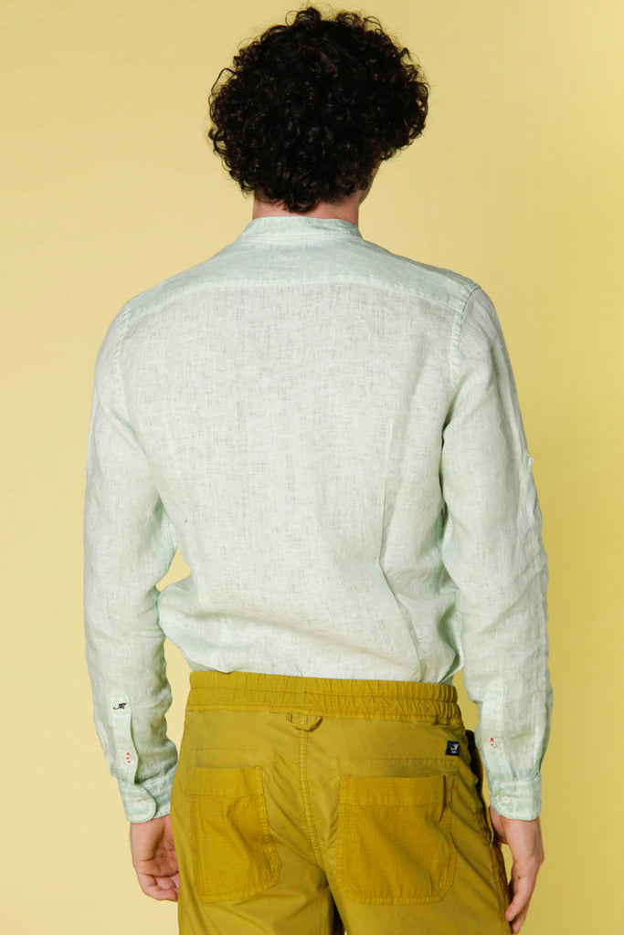 Bild 3 herrenhemd mit langarm aus leinen Antiquafarbe Porto modell von Mason's